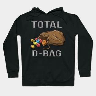 Total D-Bag Douche Funny Dungeons And Dragons DND D20 Lover Hoodie